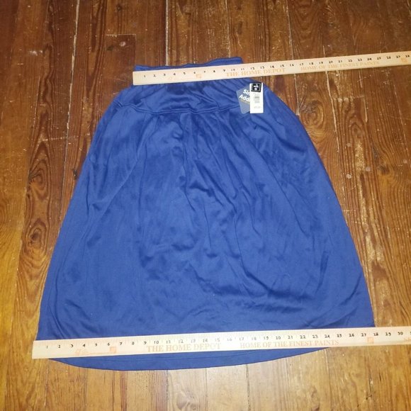 Simple Addition Women's Blue Midi Jersey Type Sport Skirt Size Small - Picture 4 of 8